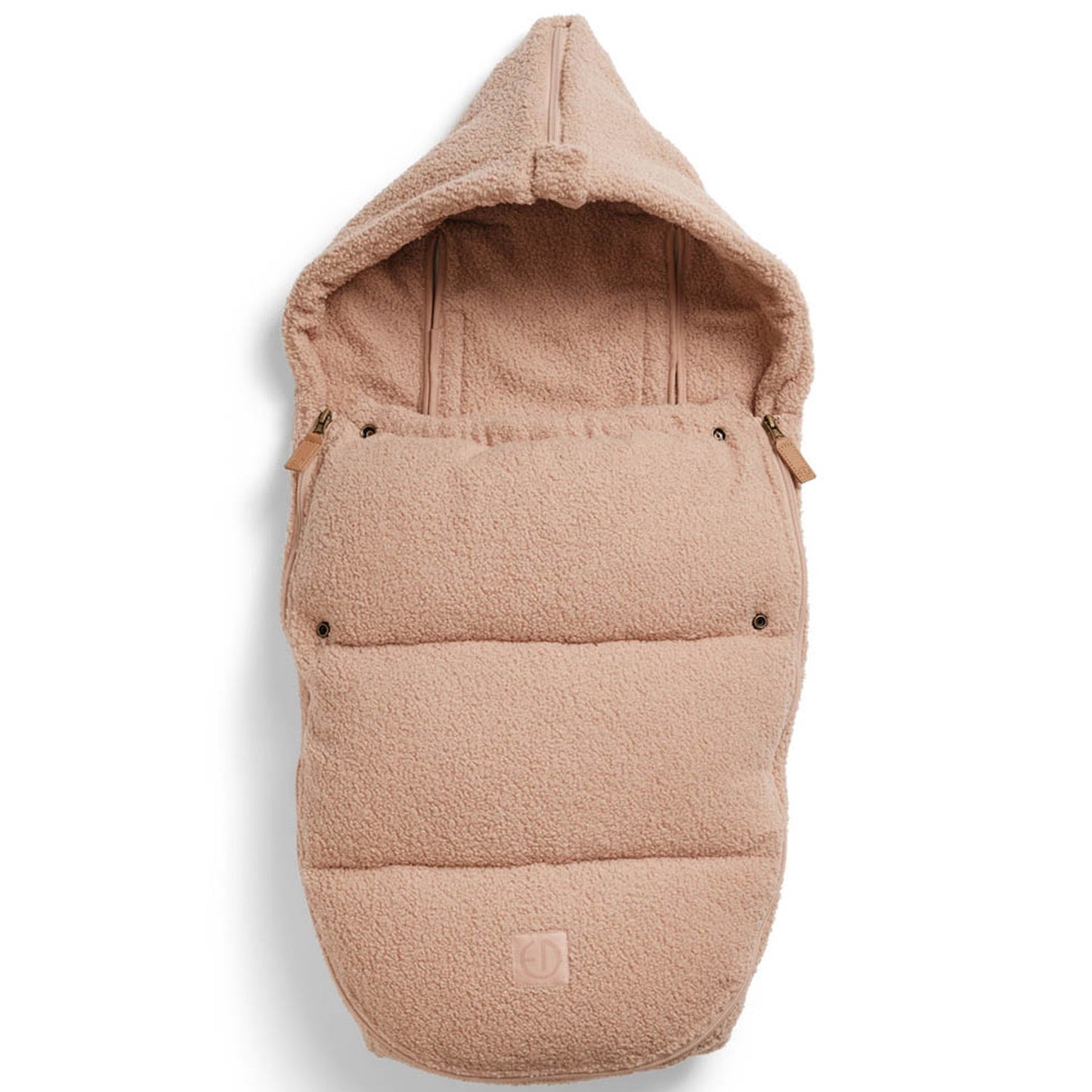 Baby Sleeping Bag – Pink Bouclé, Cozy and Warm
