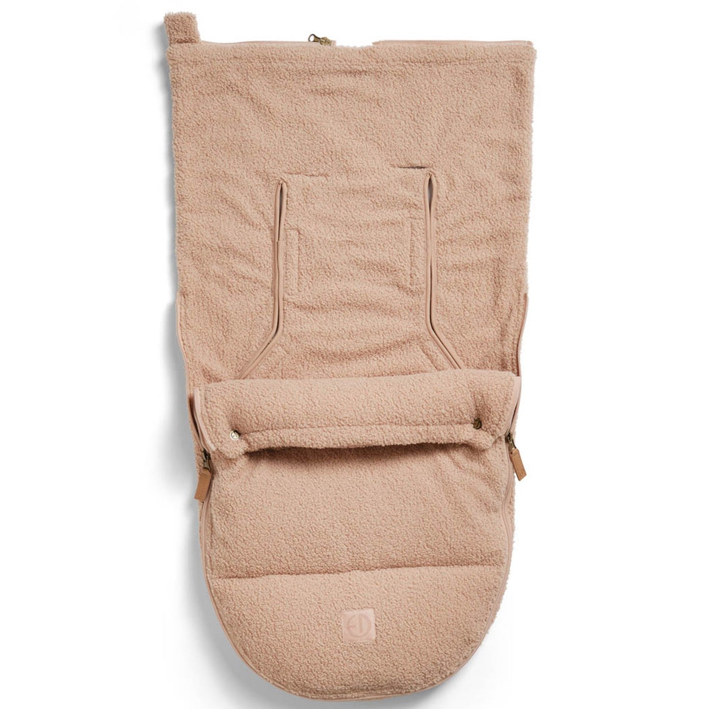 Baby Sleeping Bag – Pink Bouclé, Cozy and Warm