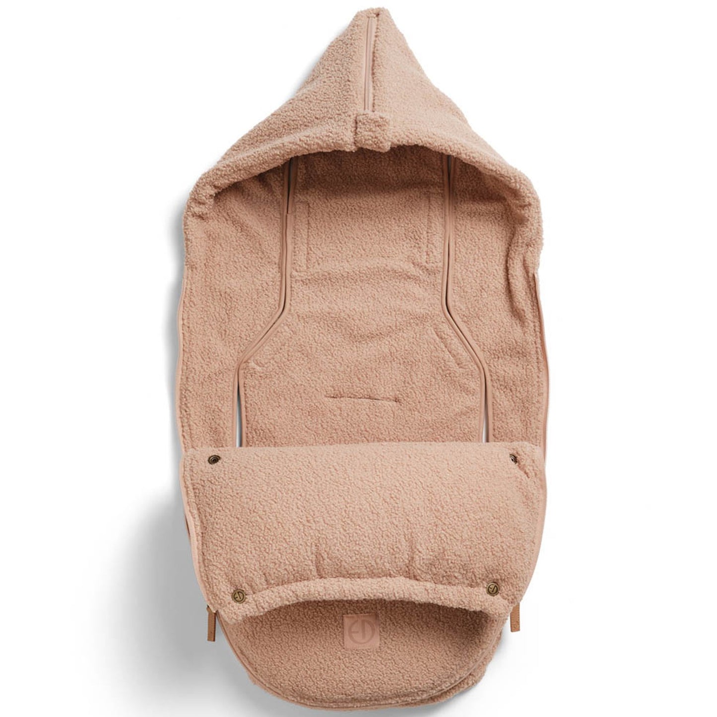 Baby Sleeping Bag – Pink Bouclé, Cozy and Warm