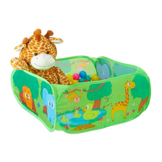 Baby ball bath jungle with 50 balls