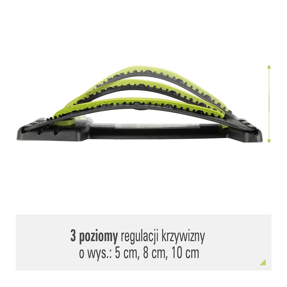 Back Stretcher with Magnets, Green, Pain Relief
