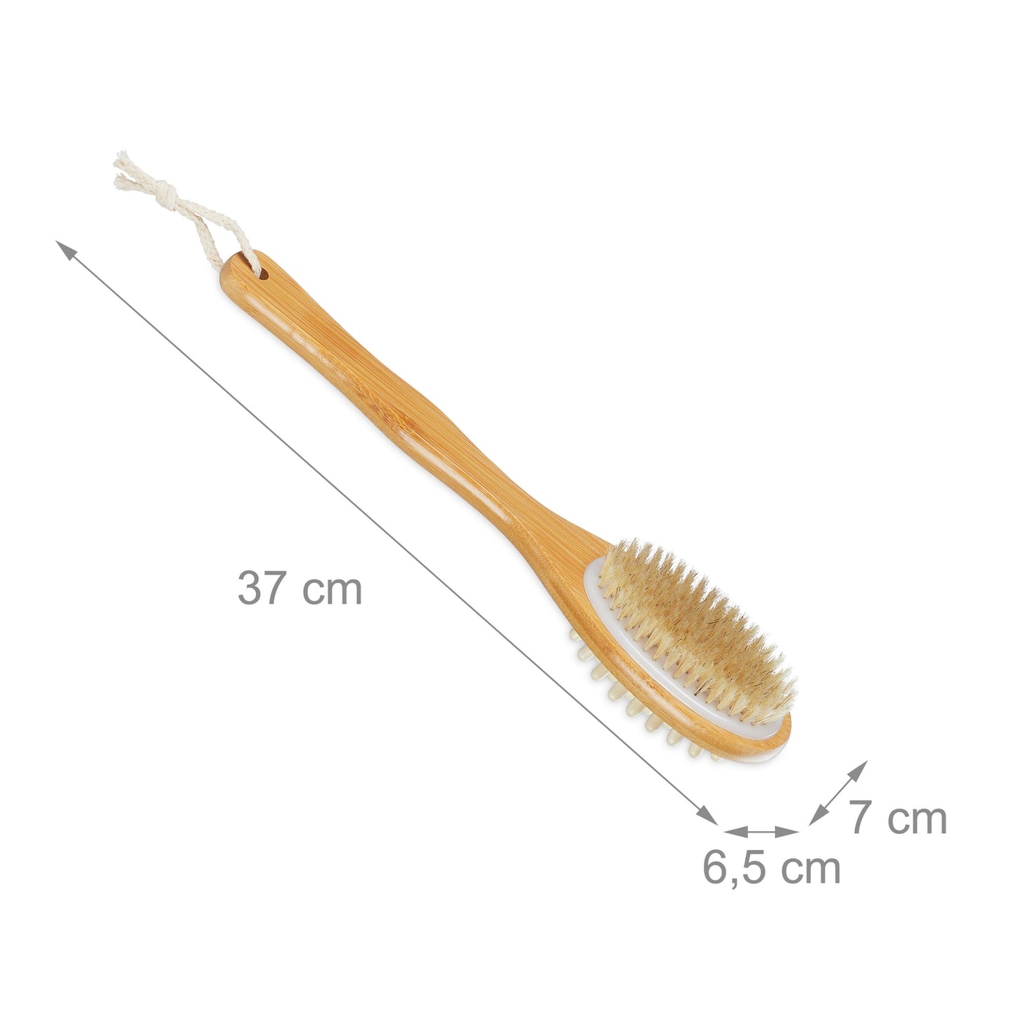 Back brush double-sided