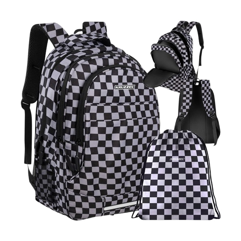 Backpack 22L - checkerboard Kruzzel 24530