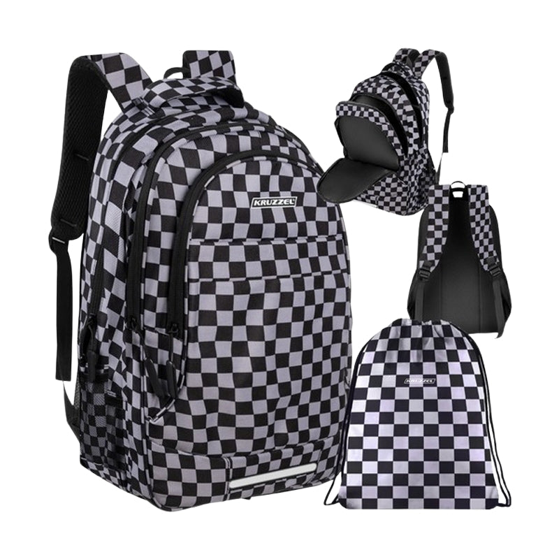 Backpack 30L - checkerboard Kruzzel 24531