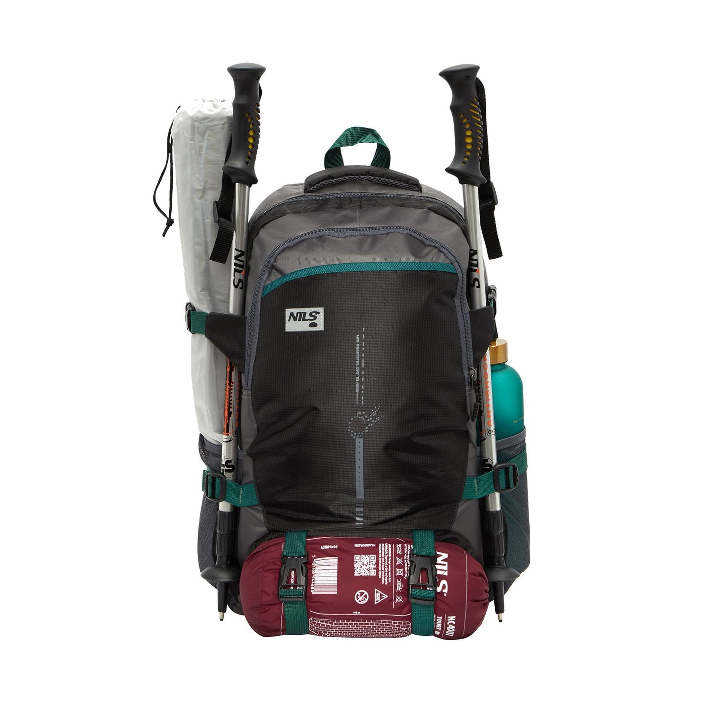 Backpack, 45L, Black, Tourist Range