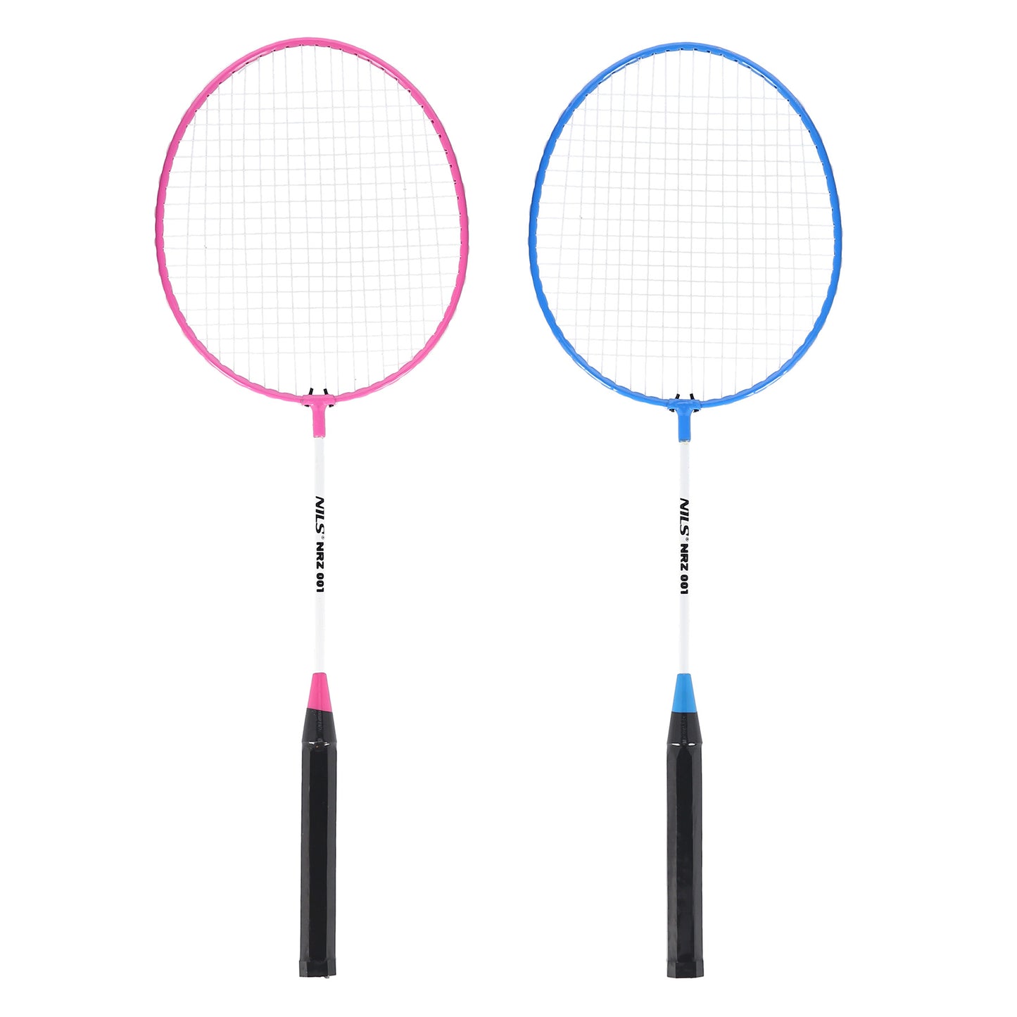 Badminton Racket Set – Steel, 2 Rackets + Shuttlecock