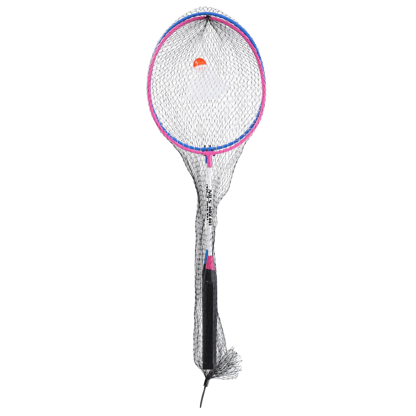 Badminton Racket Set – Steel, 2 Rackets + Shuttlecock