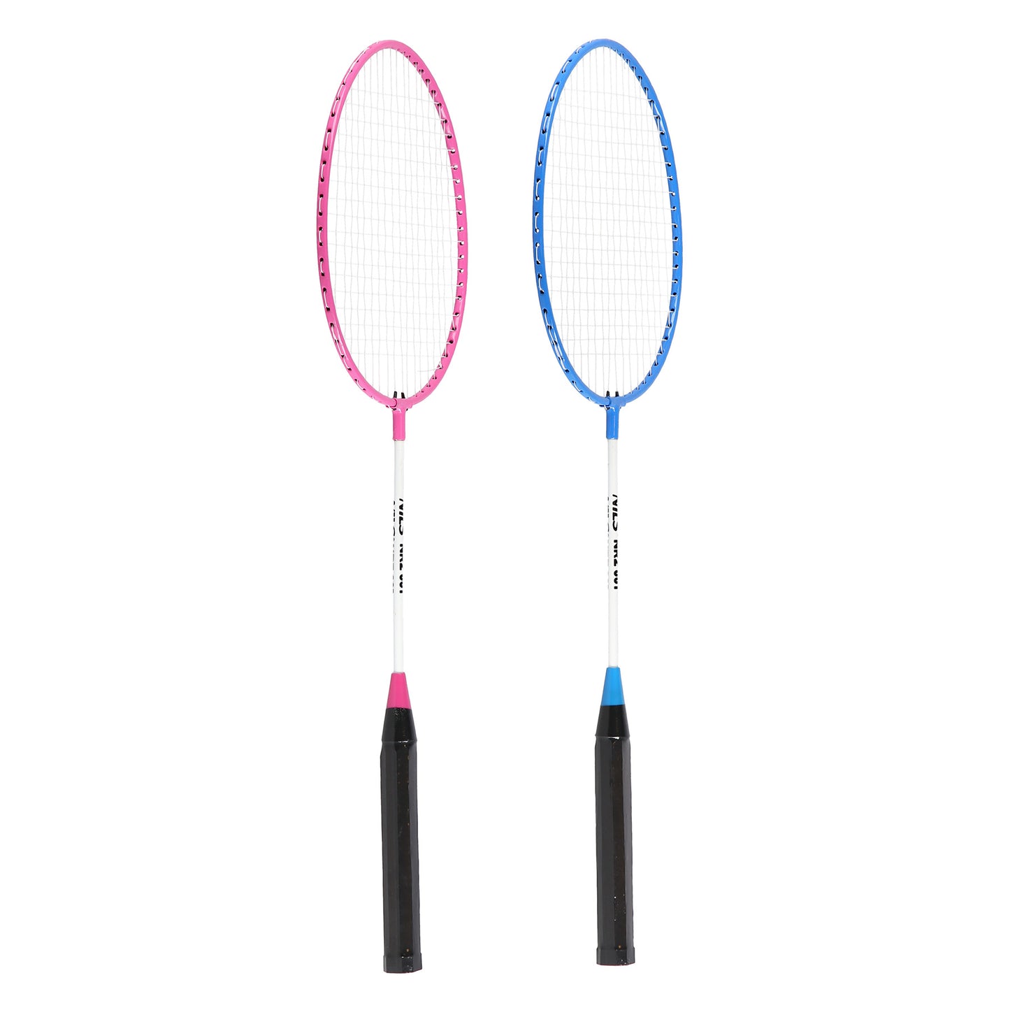 Badminton Racket Set – Steel, 2 Rackets + Shuttlecock