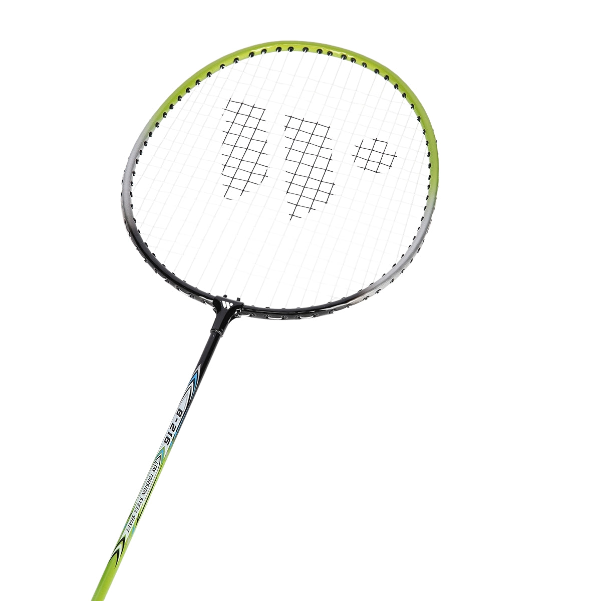 Badminton Racket, Steel, Green