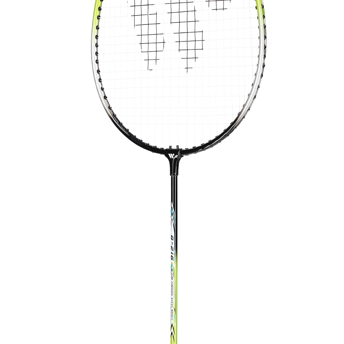 Badminton Racket, Steel, Green