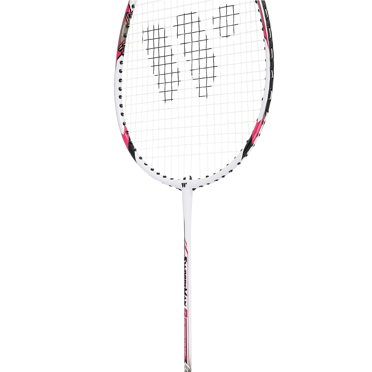 Badminton Racket, Steel, Red, Lightweight