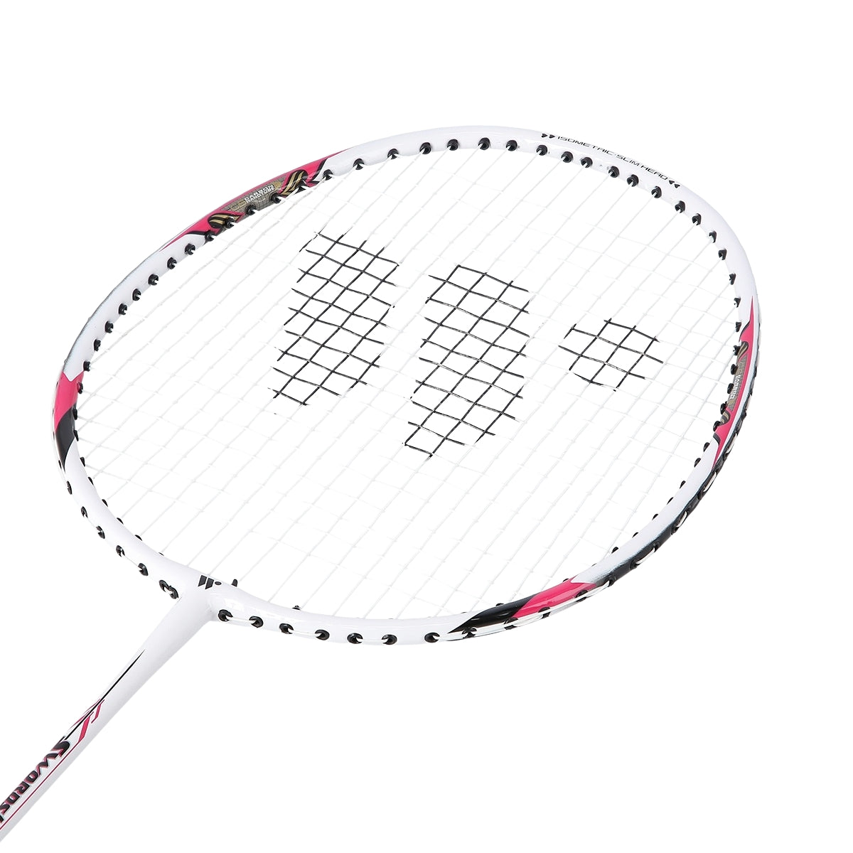 Badminton Racket, Steel, Red, Lightweight