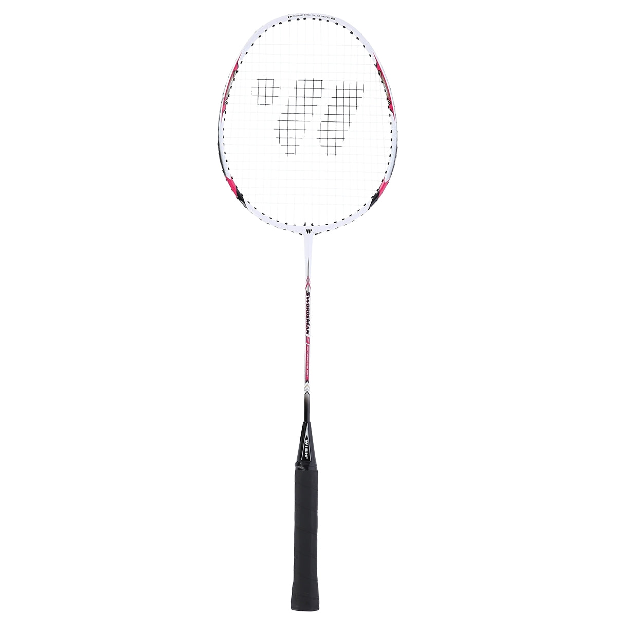 Badminton Racket, Steel, Red, Lightweight