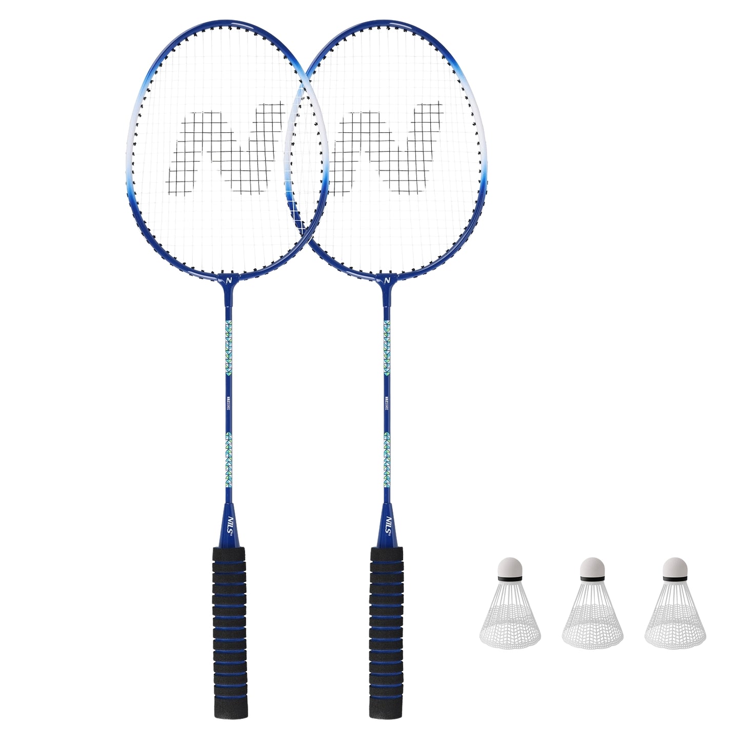 Badminton Set – 2 Aluminum Rackets, 3 Shuttlecocks, Cover