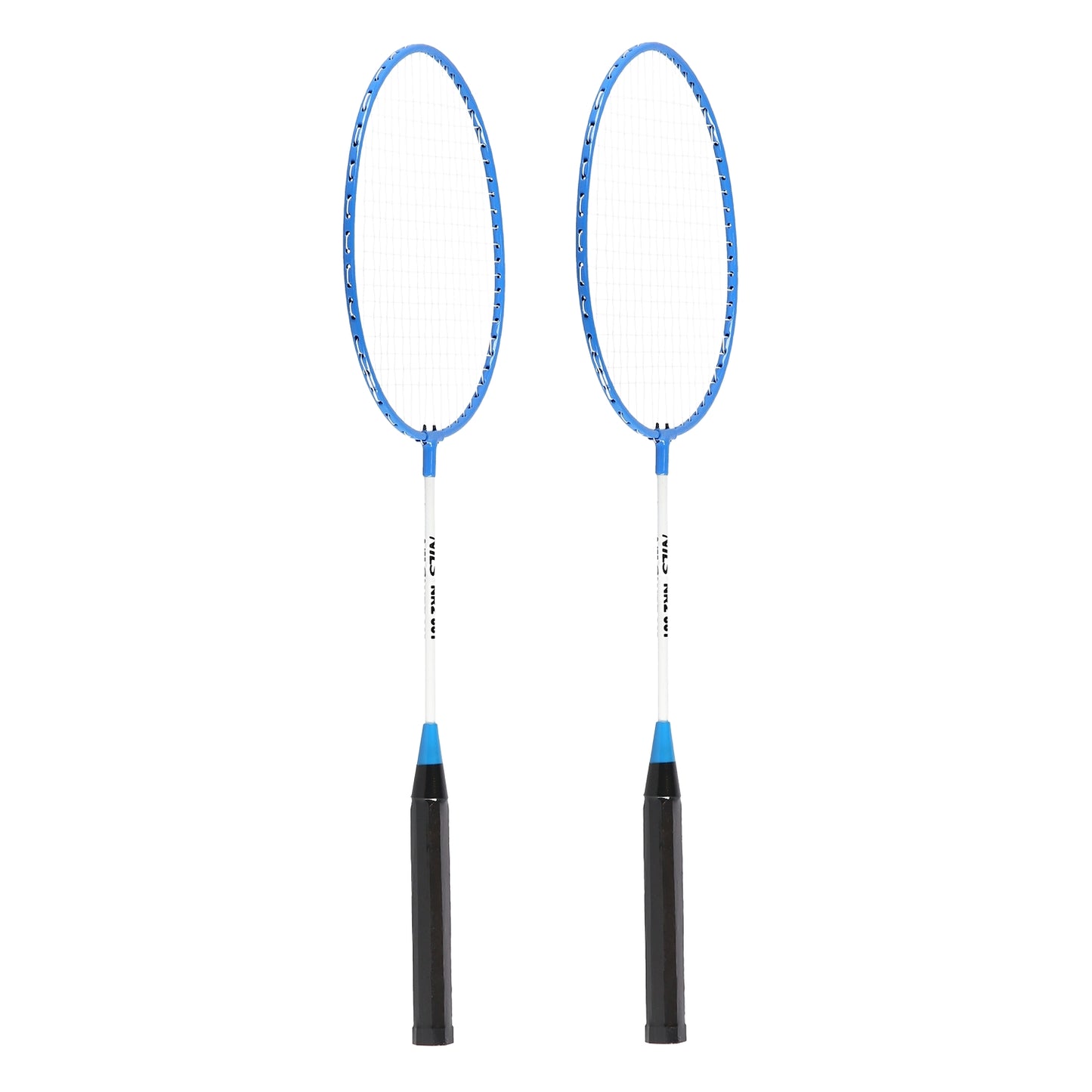 Badminton Set – 2 Rackets, Blue, Includes Shuttlecocks