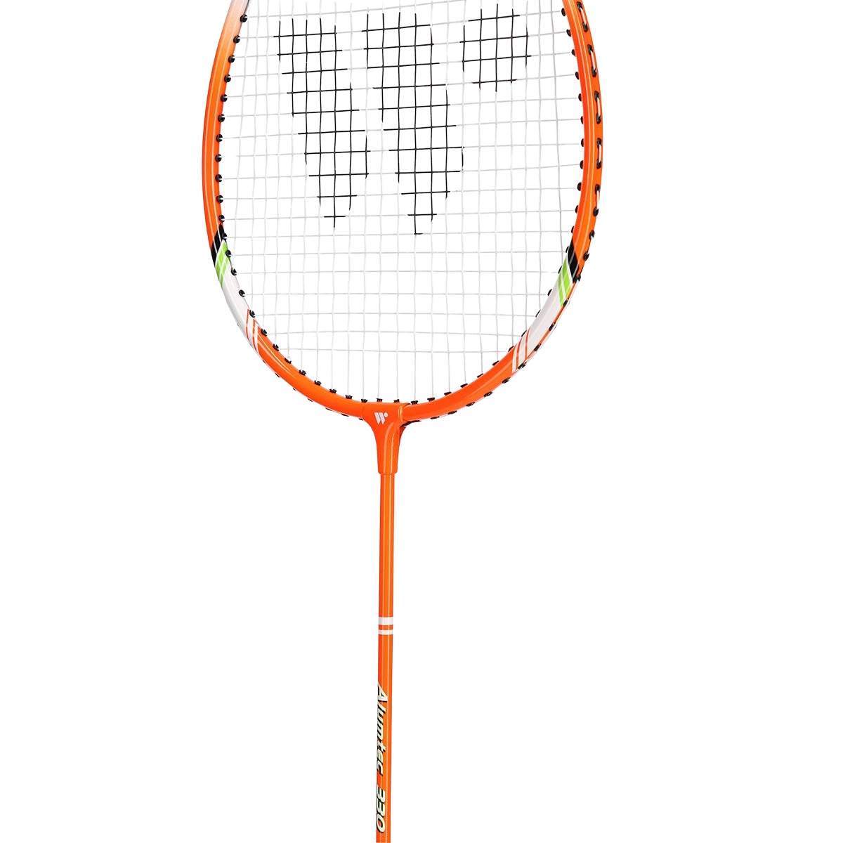 Badminton Set, 2 Rackets, Blue/Orange