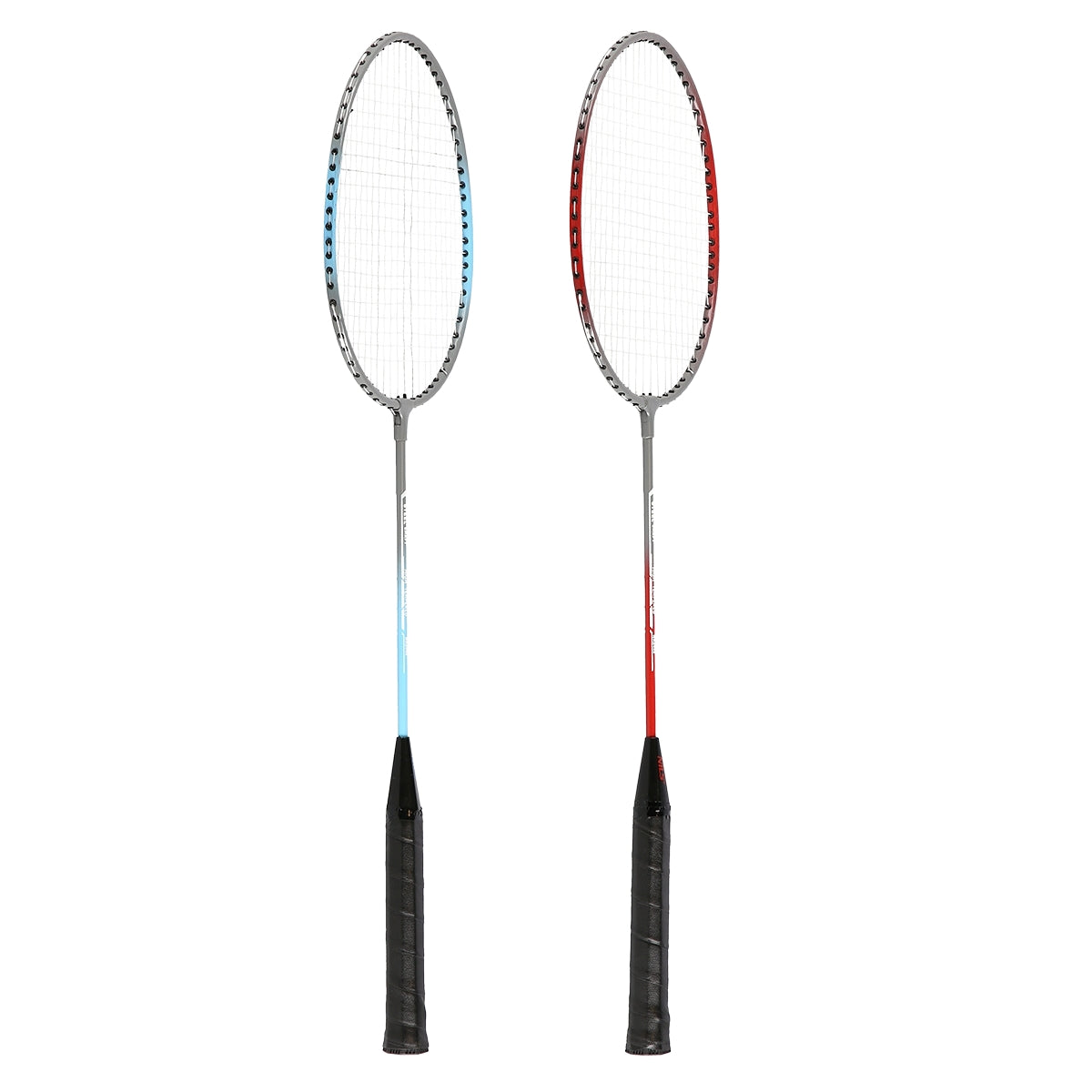 Badminton Set, 2 Steel Rackets + Shuttlecocks