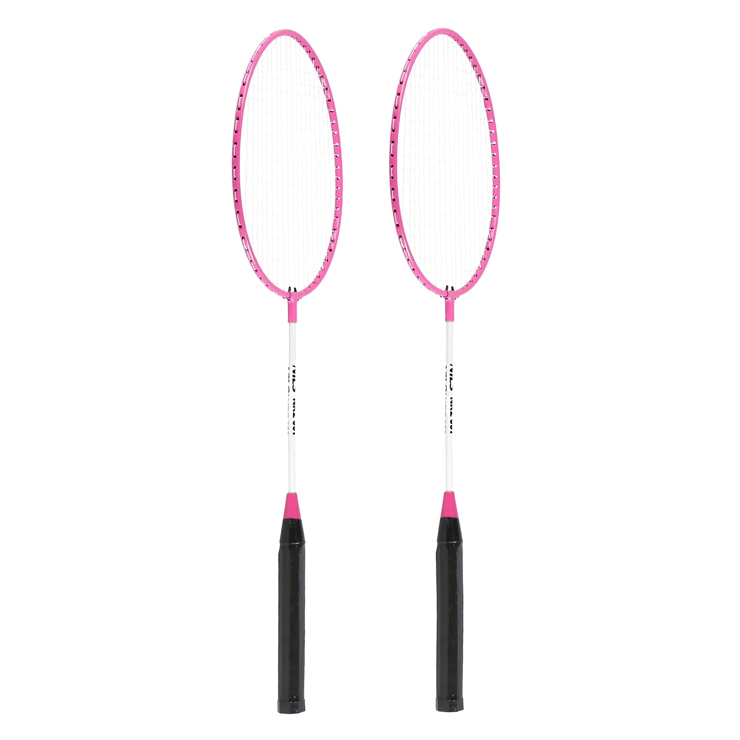 Badminton Set with 2 Rackets, Pink + Shuttlecocks