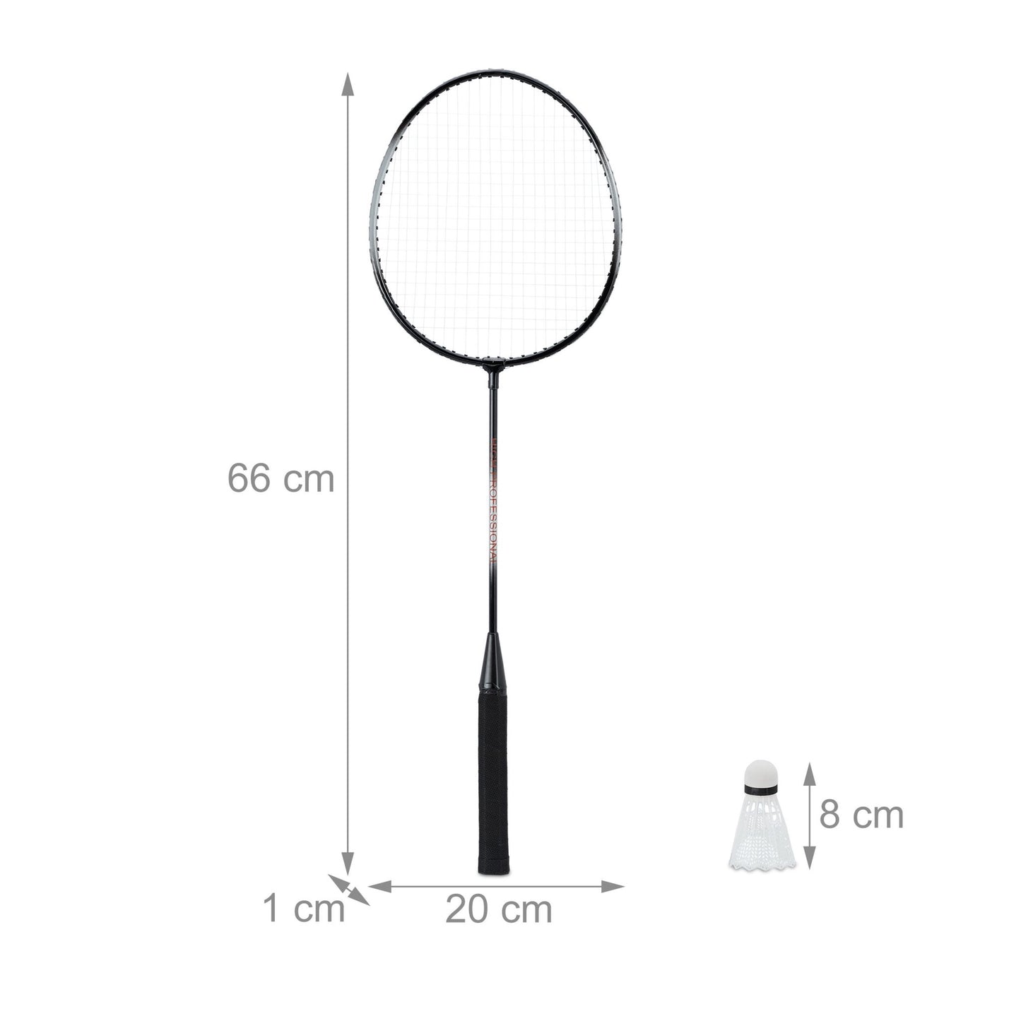 Badminton set with bag
