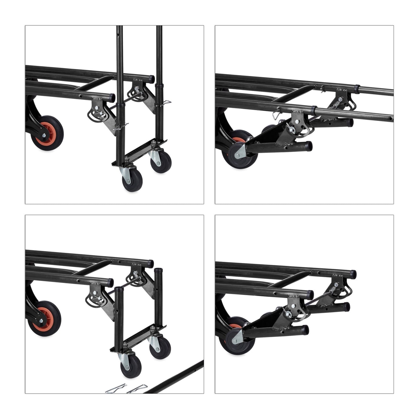 Bag truck stair climber black
