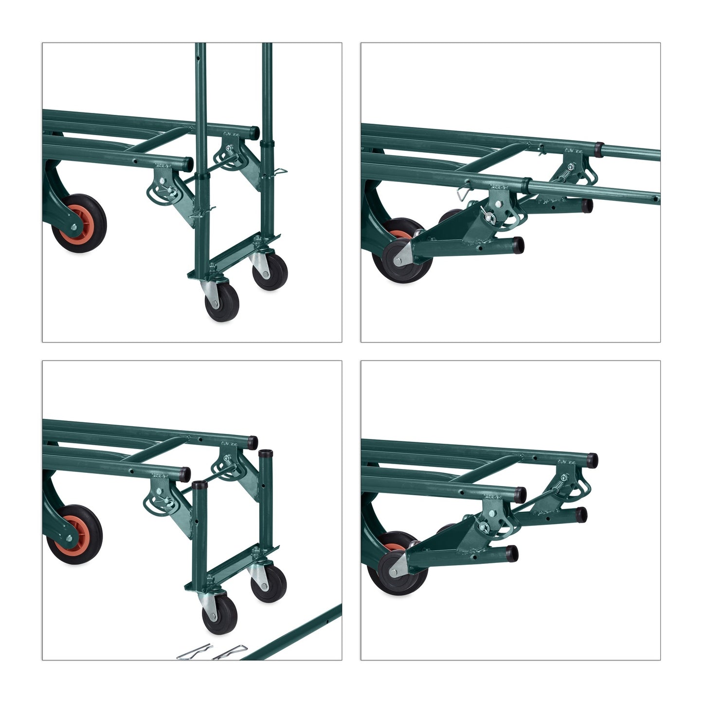 Bag truck stair climber green