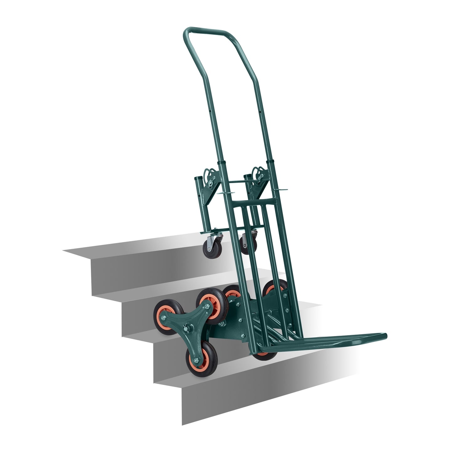 Bag truck stair climber green