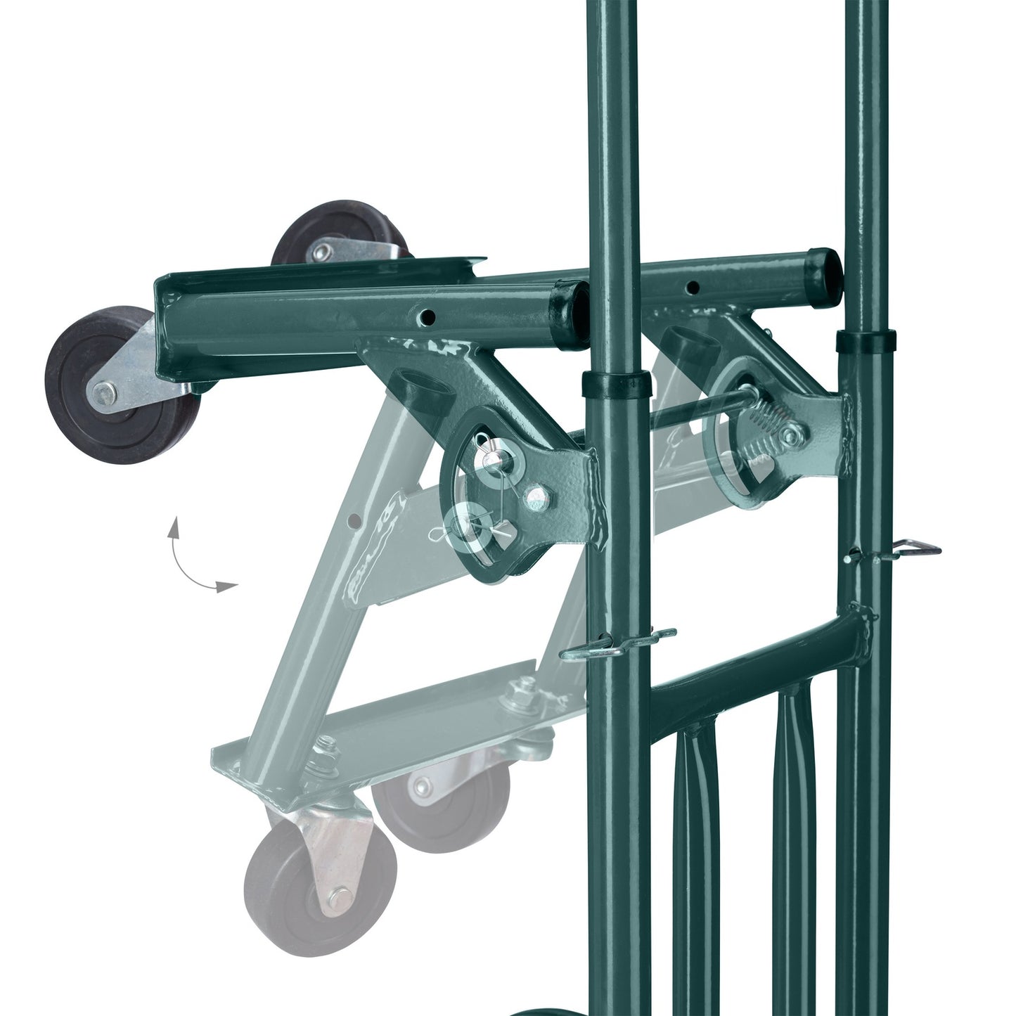 Bag truck stair climber green
