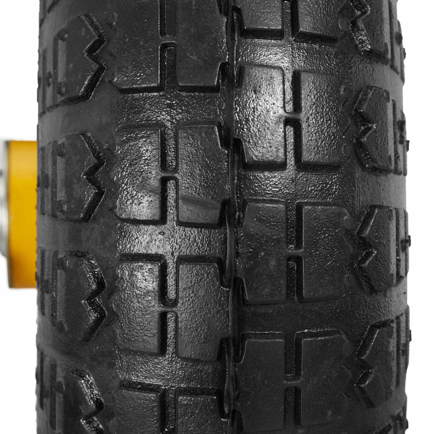 Bag truck wheel set with 2 steel rims