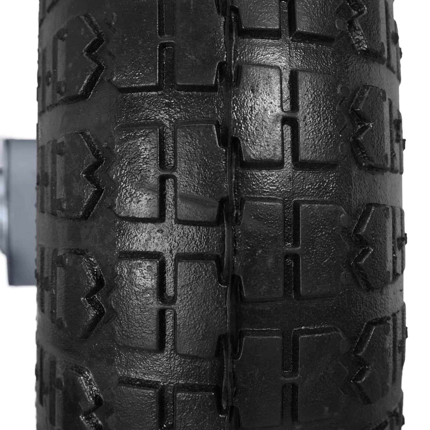 Bag truck wheel set with 4 steel rims
