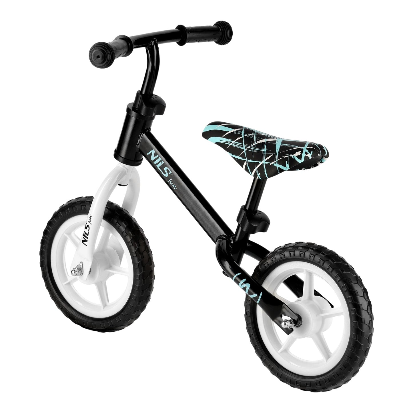 Balance Bike, Black Wheel, 10-Inch
