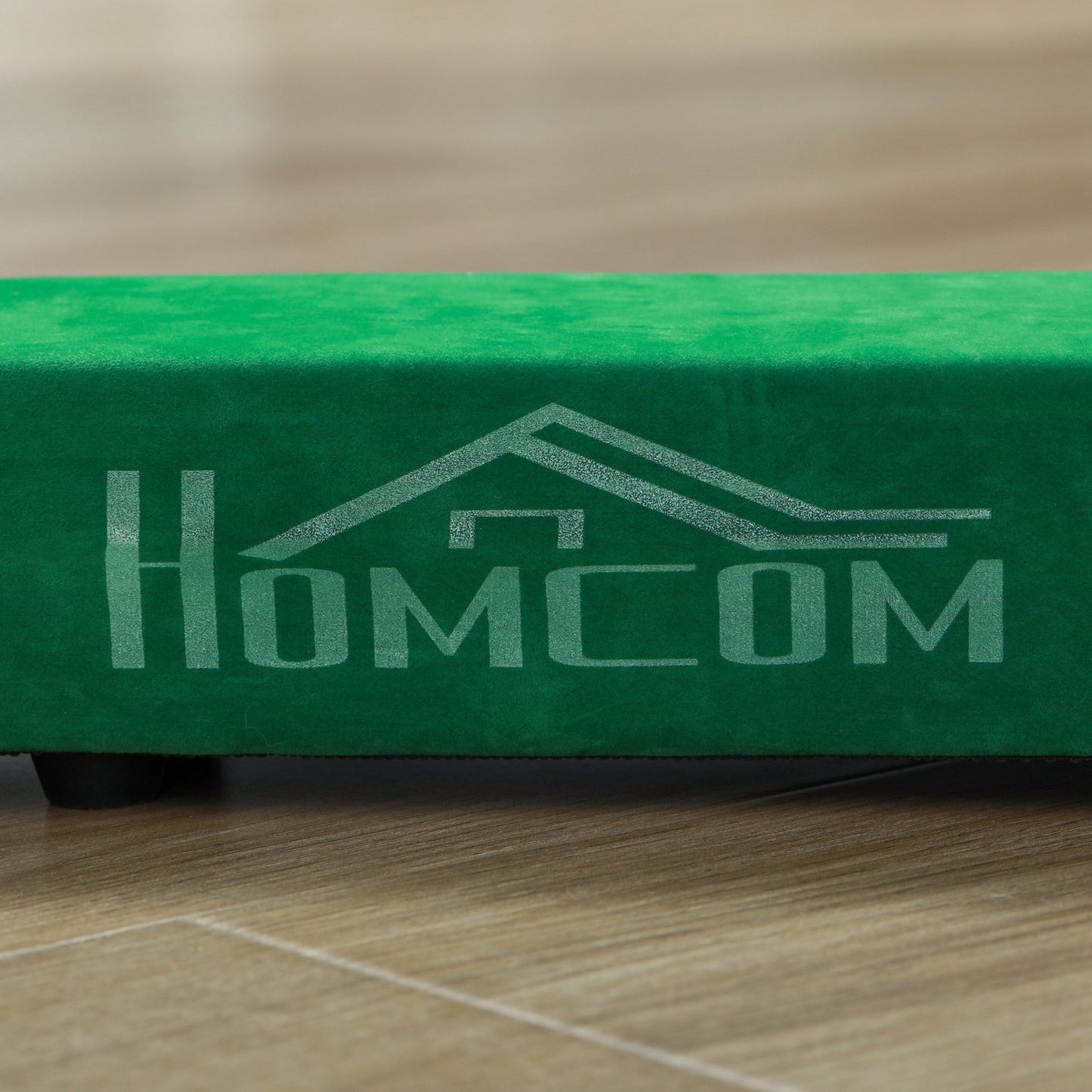 Balance beam 210 cm, foldable & stable, green, indoor/outdoor