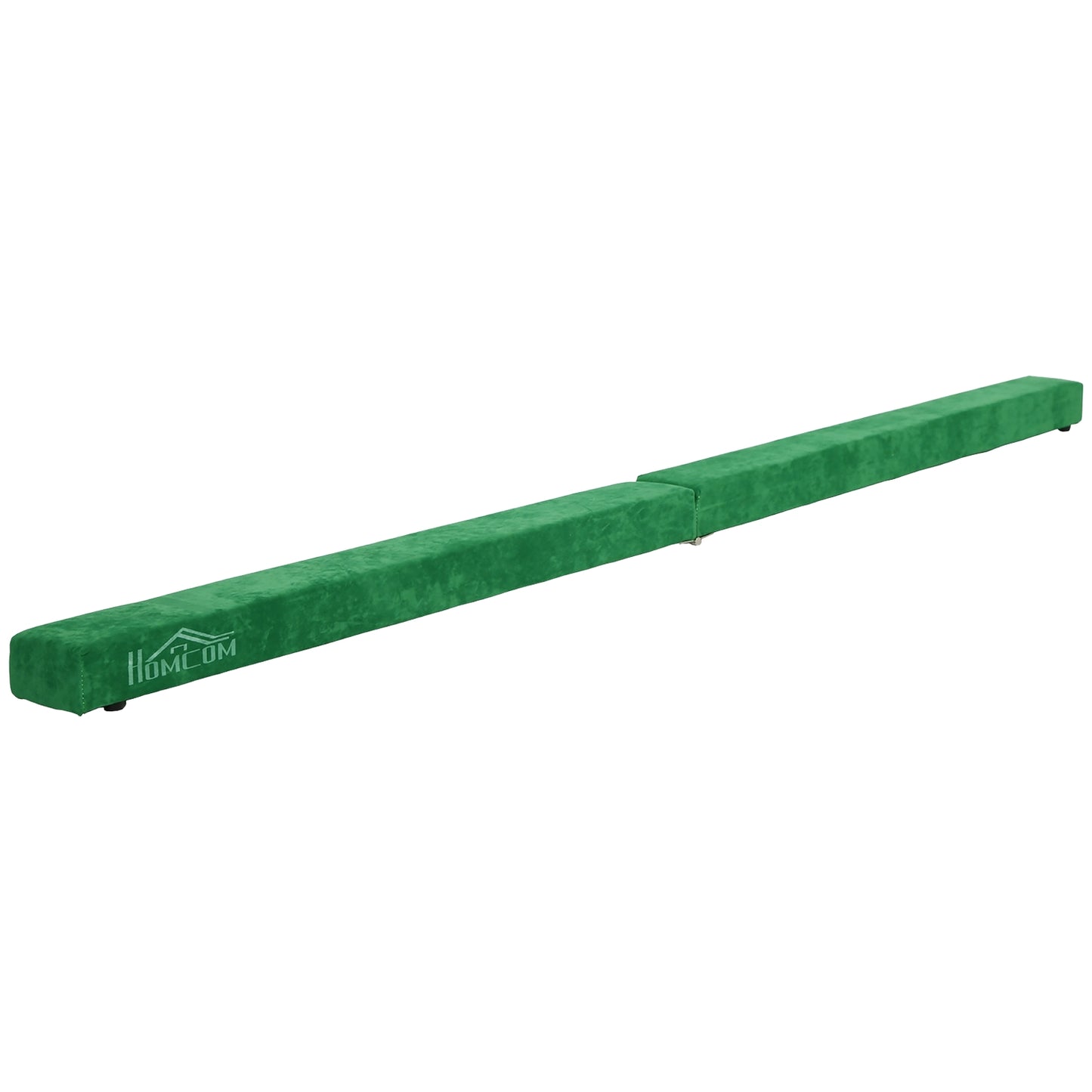 Balance beam 210 cm, foldable & stable, green, indoor/outdoor
