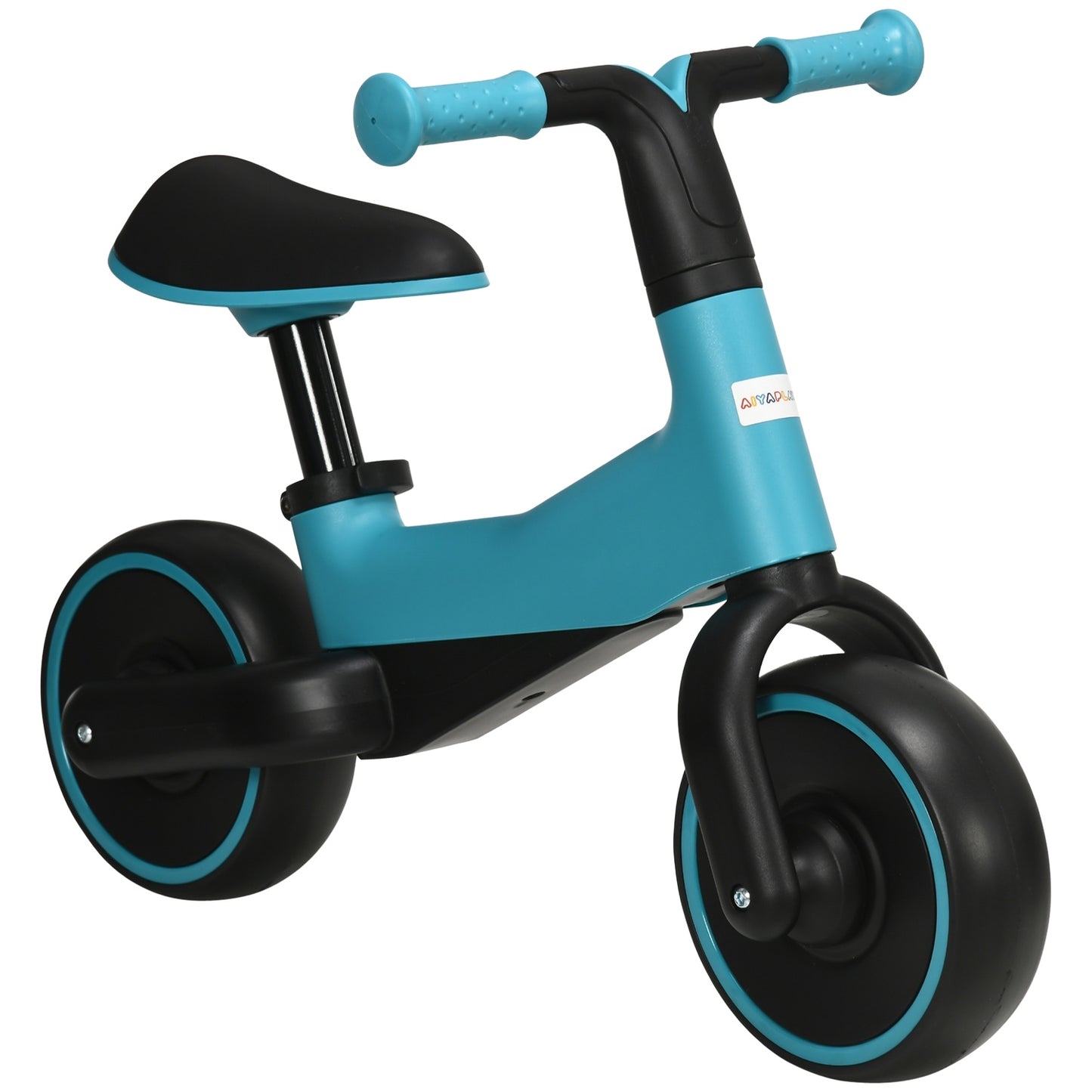 Balance bike for children - pedal-free, adjustable seat, 1.5-3 years, blue