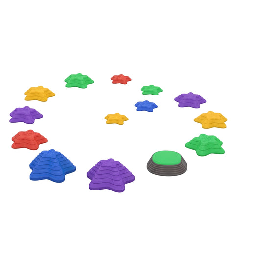 Balancing River Stones, 11 pcs Non-slip, up to 80 kg