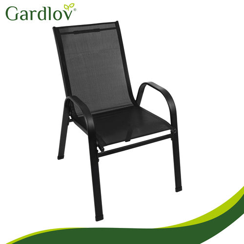Balcony Furniture Set with Table and 2 Chairs, UV Resistant