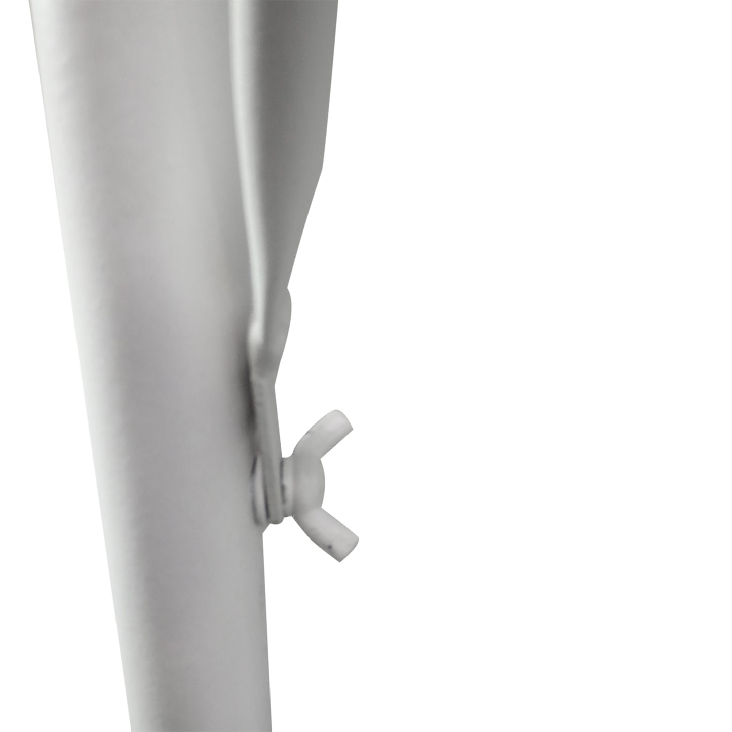 Height-adjustable White metal Balcony hanging table