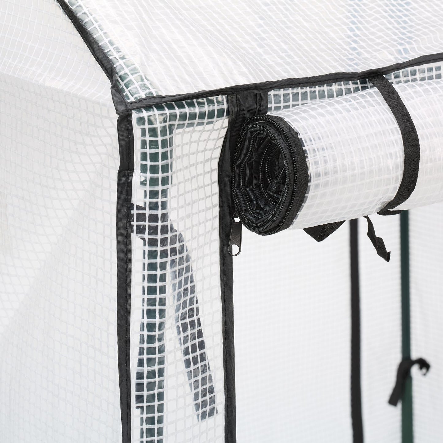 Balcony greenhouse with 4 shelves