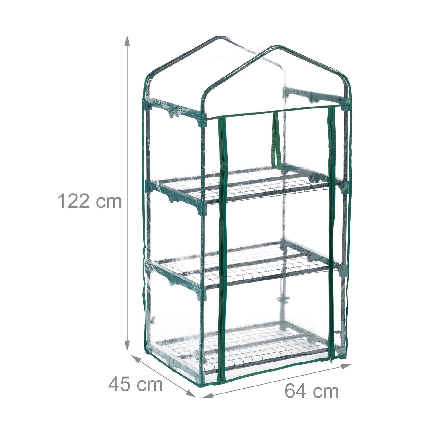 Balcony greenhouse with PVC film