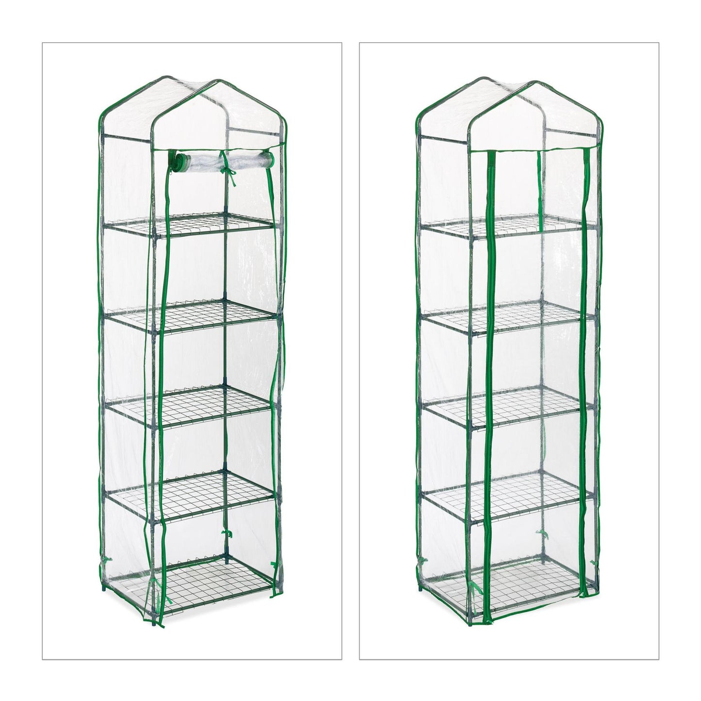 Balcony greenhouse with PVC film