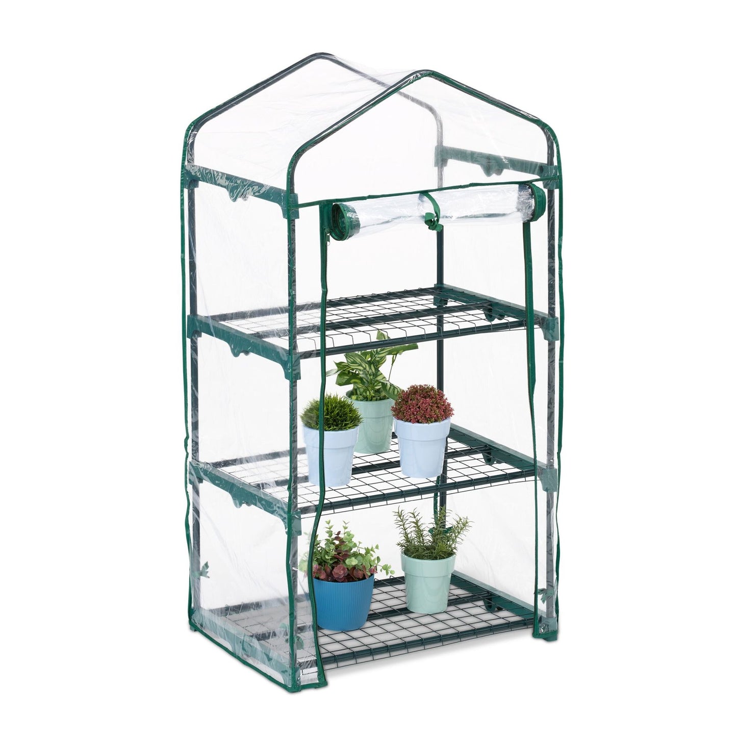 Balcony greenhouse with PVC film