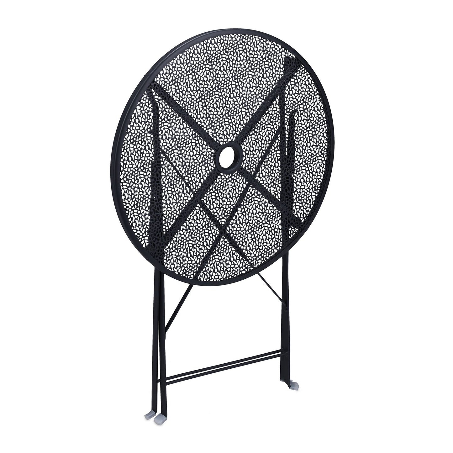 Balcony table foldable black