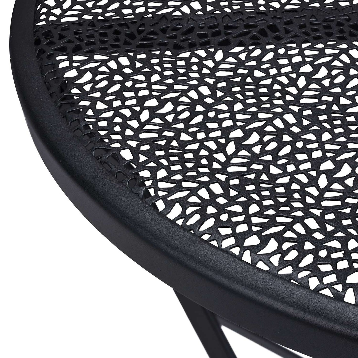 Balcony table foldable black
