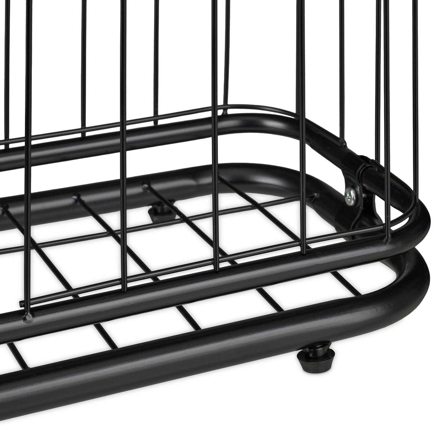 Ball Rack with 4 Shelves & Basket for Sports Equipment
