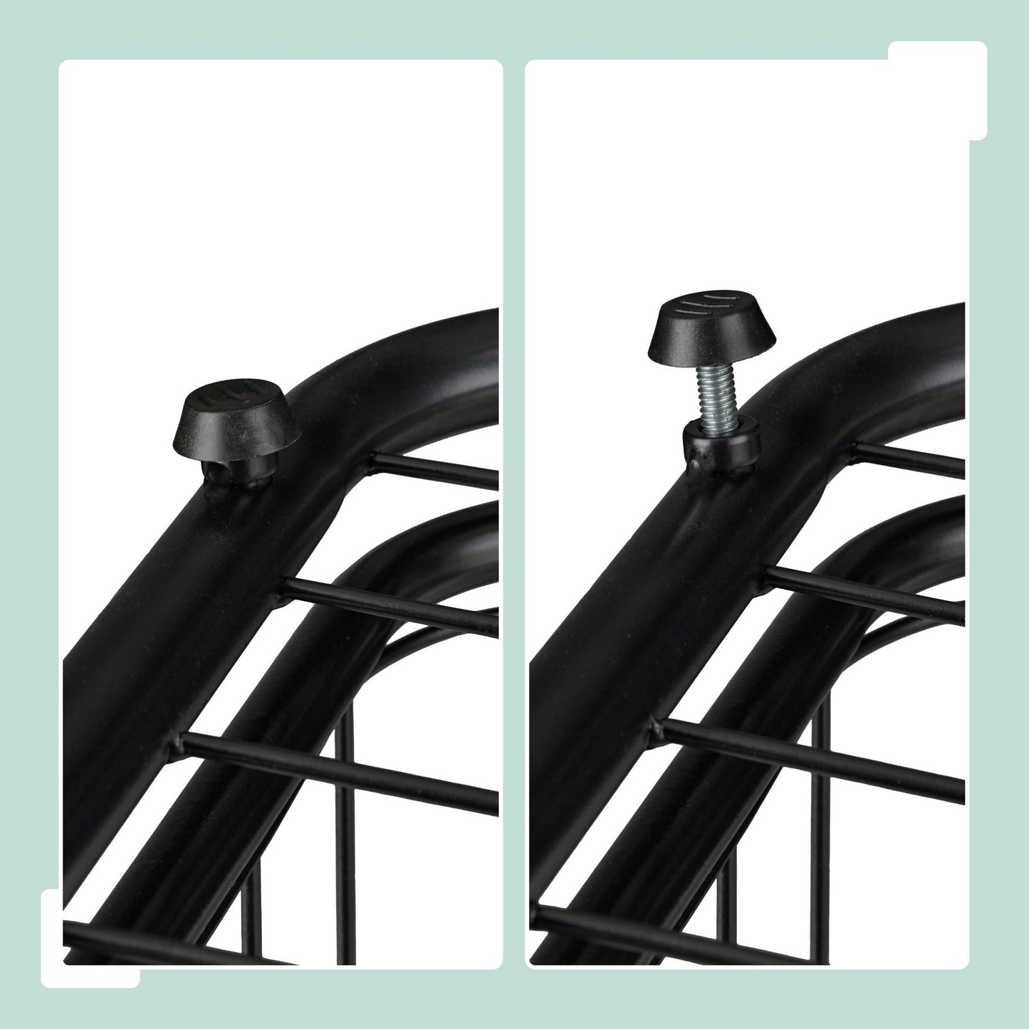 Ball Rack with 6 Shelves and Storage Basket