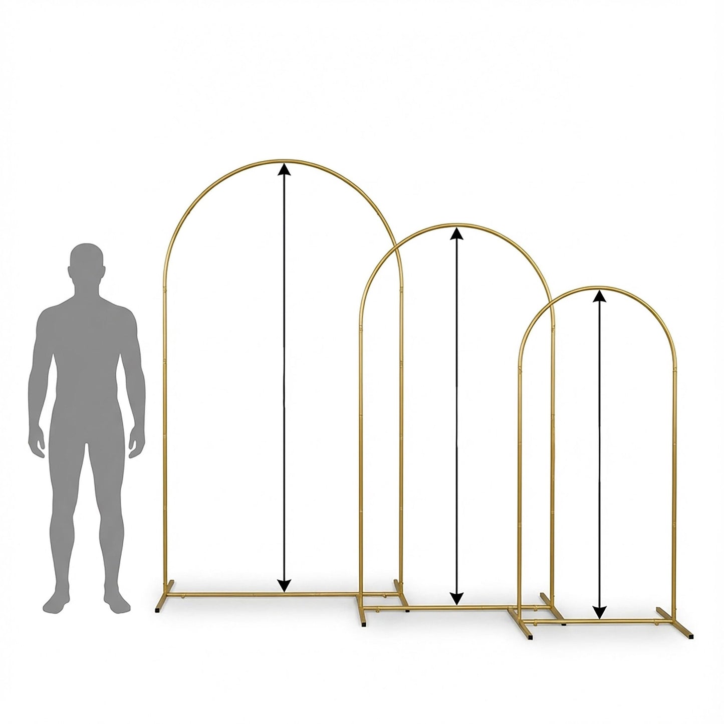 Balloon Arch Set – 3-Piece Event Decoration