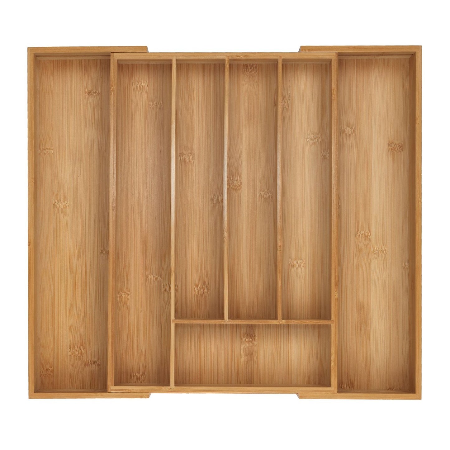 Bamboo Adjustable Cutlery Tray for Drawers