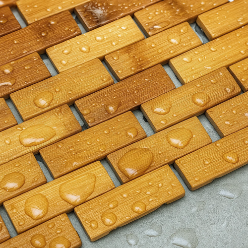 Bamboo Anti-Slip Bath Mat, Eco-Friendly 24""x16""