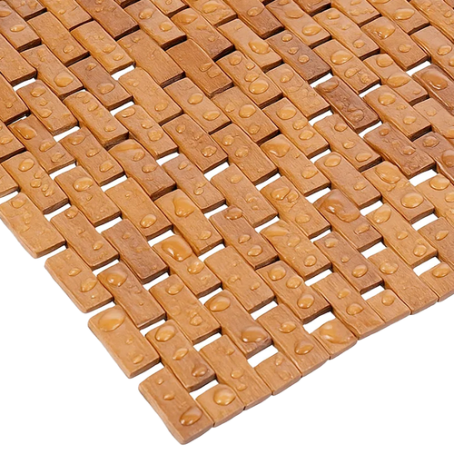 Bamboo Anti-Slip Bath Mat, Eco-Friendly 24""x16""