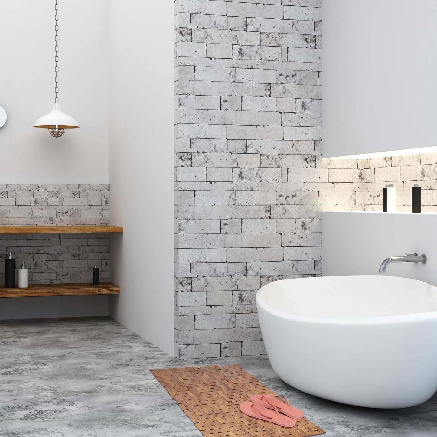 Bamboo Bath Mat 50 x 80 cm