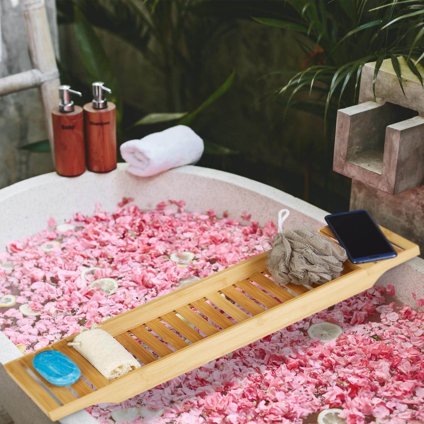 Bamboo Bath Tray